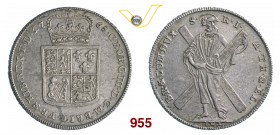 GERMANIA - Braunschweig/Calenberg/Hannover GEORG III (1760-1820) Tallero 1765, Clausthal. Dav. 2104 Ag g 29,66 • Bella patina SPL+