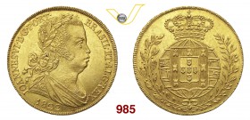 PORTOGALLO GIOVANNI VI (1816-1825) 4 Escudos 1822. Fb. 128 Au g 14,32 SPL+