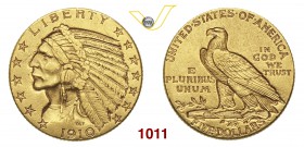 U.S.A. 5 Dollari 1910 D. Fb. 148 Au g 8,36 BB+