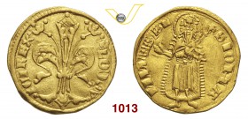 UNGHERIA LUDOVICO I, il Grande (1342-1382) Fiorino al tipo di Firenze. D/ Grande giglio R/ San Giovanni stante. Fb. 3 Bern. 379 Au g 3,49 BB