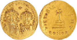 Solidus 654/659, Constantinopel, 7. Off. 4,35 g. sehr schön/vorzüglich. Sear 959.