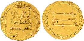 Dinar AH 133 = 750. 4,01 g. sehr schön/vorzüglich, etw. beschnitten. Bernardi 51.
