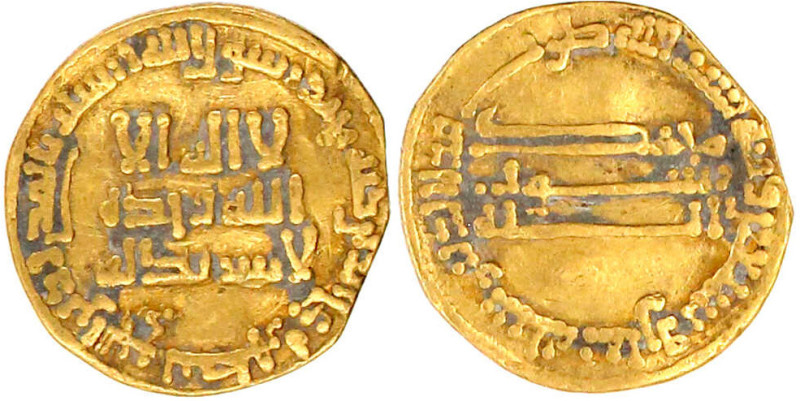 Dinar AH 178 = 794/795. Ohne Münzstättenangabe (Madinat al-Salam). Mit Titel des...