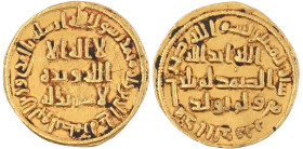 Dinar AH 80 = 700. 4,25 g. sehr schön/vorzüglich, Kratzer. Bernardi 42.