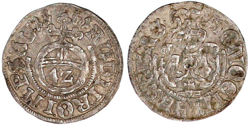 Reichsgroschen (1/24 Taler) 1611, Marsberg, Mzm. Jakob Pfahler. Jahreszahl irrtü...