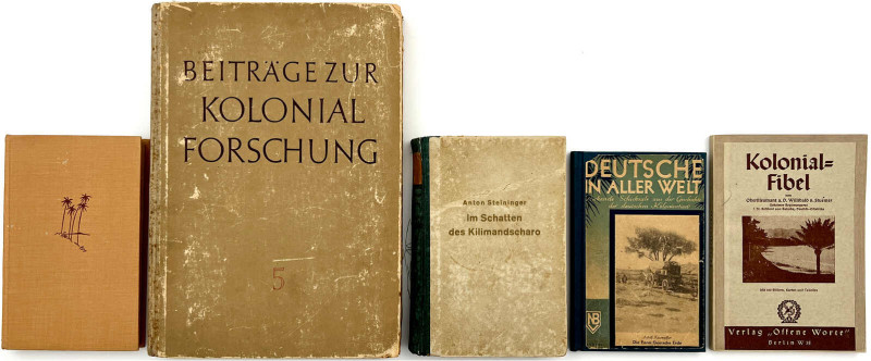 5 Bücher: STEININGER Im Schatten des Kilimandscharo, KAEMPFFER Die Farm Deutsche...