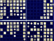 Sammlung auf 4 Schubern: 120 Münzen (1 Quinar, 119 Denare) der röm. Kaiserzeit von Augustus bis Gordian III. Viele bessere, u.a. Tiberius, Nero, Galba...