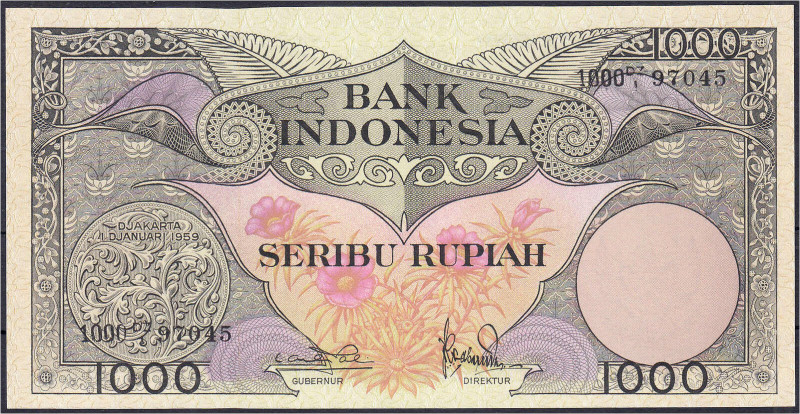 1000 Rupiah 1.1.1959. I / I- Pick 71.