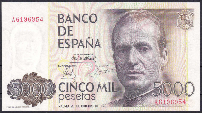 5000 Pesetas 23.10.1979. II. Pick 160.