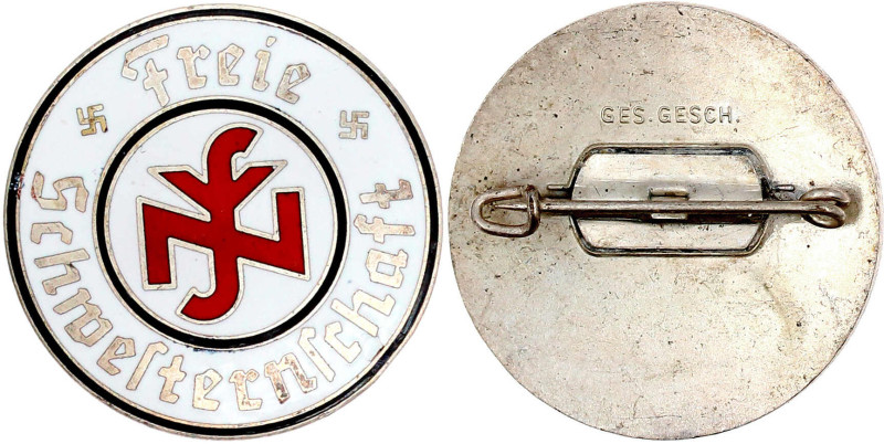 Brosche Freie Schwesternschaft, 2. Form groß (NSV Reichsbund der Freien Schweste...