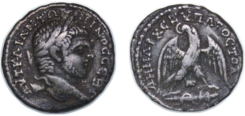 Rome Roman Empire Roman Provinces, Syria Phoenicie 215 - 217 AR Tetradrachm - Ca...