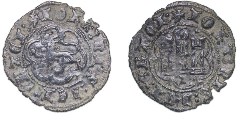 Spain Kingdom of Castile and Leon 1406 - 1429 Blanca - Juan II Billon Cuenca Min...