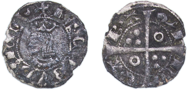 Spain Principality of Catalonia 1291 - 1327 Denier - James II Billon (.250 silve...