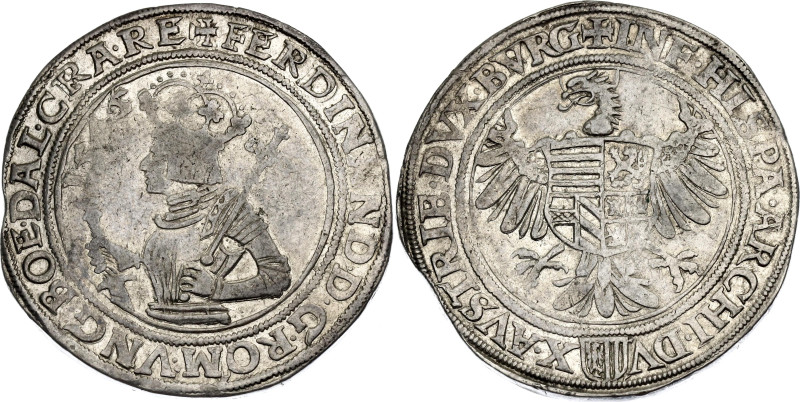 Austrian States Linz Taler 1545
Dav EC I# 8016, N# 94141; Silver 28.70 g.; Ferd...