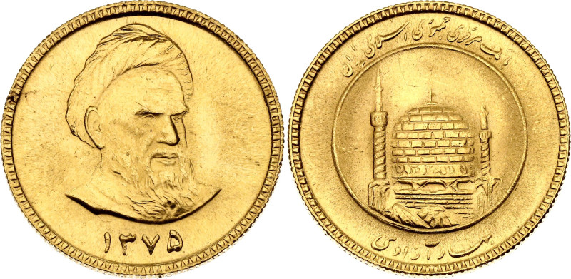 Iran 1 Azadi 1997 SH 1375
KM# 1264, N# 52130; Gold (.900) 8.11 g.; Bullion Coin...