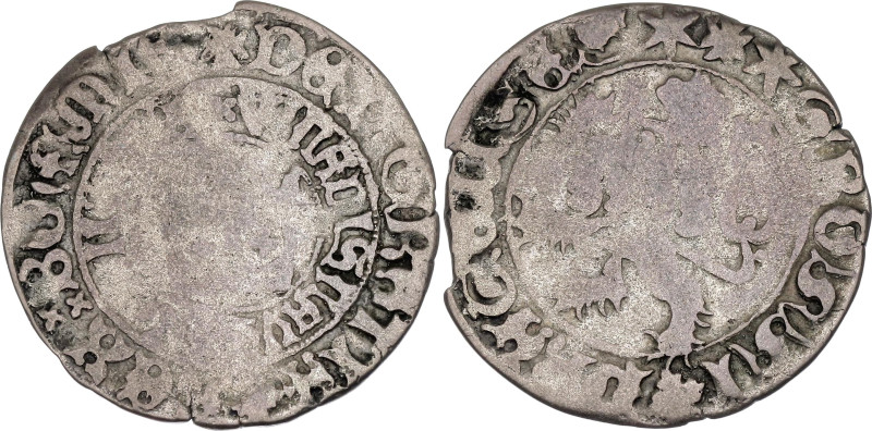 Bohemia Prager Groschen 1278 - 1305 (ND)
Frynas B.25.16; Silver 2.62 g.; Wences...