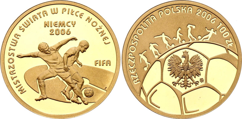 Poland 100 Zlotych 2006 MW
Y# 581; N# 63832; Gold (.900) 8.00 g., Proof; 2006 F...