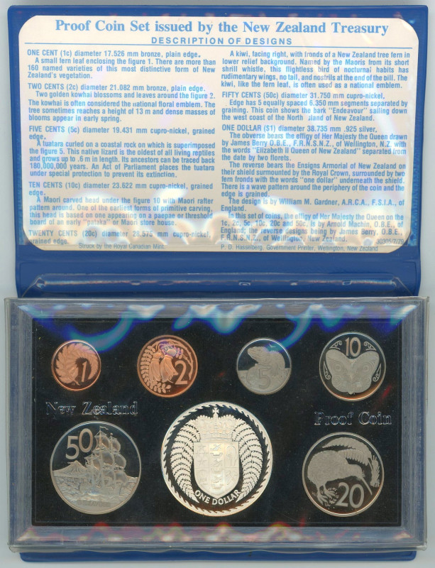 New Zealand Annual Proof Coin Set 1979
KM# PS21; With Silver., Proof; With orig...