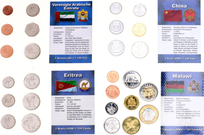 World Lot of 4 Coin Sets 1987 - 2007
Lot of 27 Coins; Various Countries, Dates ...