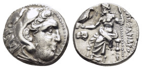 KINGS of MACEDON Alexander III the Great.(336-323 BC). Drachm. Uncertain mint in Macedon or Greece.

Obv : Head of Herakles right, wearing lion skin.
...