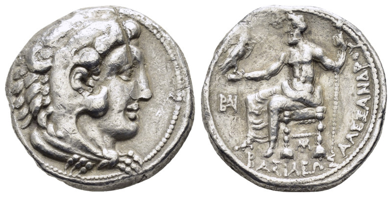 KINGS of MACEDON Alexander III the Great.(336-323 BC). Tetradrachm. Myriandros o...