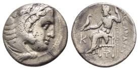 KINGS of MACEDON. Alexander III The Great.(336-323 BC).Kolophon.Drachm.

Obv : Head of Herakles right, wearing lion skin.

Rev : AΛΕΞΑΝΔΡΟΥ.
Zeus seat...