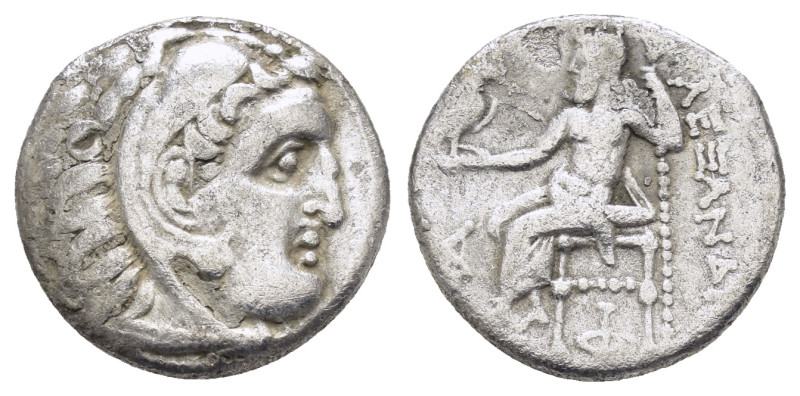 KINGS of MACEDON. Alexander III The Great.(336-323 BC).Kolophon.Drachm.

Obv : H...