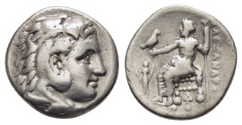 KINGS of MACEDON.Alexander III The Great.(336-323 BC).Drachm.

Condition : Good very fine.

Weight : 4.27 gr
Diameter : 16 mm