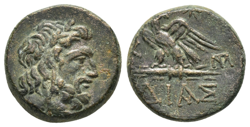 BITHYNIA. Dia.(Circa 85-65 BC).Ae.

Obv : Laureate head of Zeus to right.

Rev :...