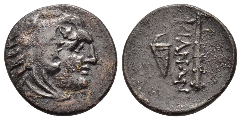 BITHYNIA. Kios.(Struck circa 270-240 BC).Ae.

Obv : Head of Herakles right, we...