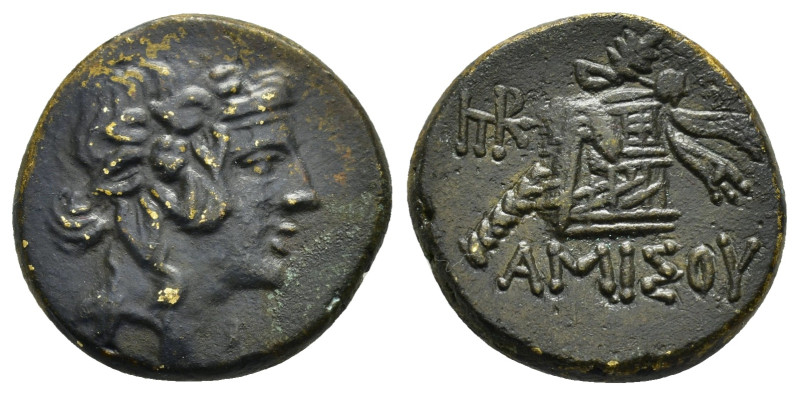 PONTOS. Amisos. Time of Mithradates VI Eupator.(Circa 105-90 or 90-85 BC). Ae.
...