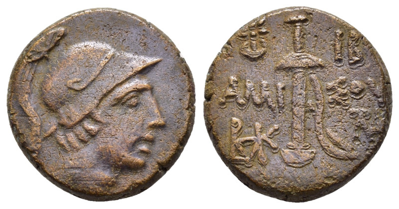 PONTOS. Amisos.(Circa 111-105 or 95-90 BC). Struck under Mithradates VI Eupator....