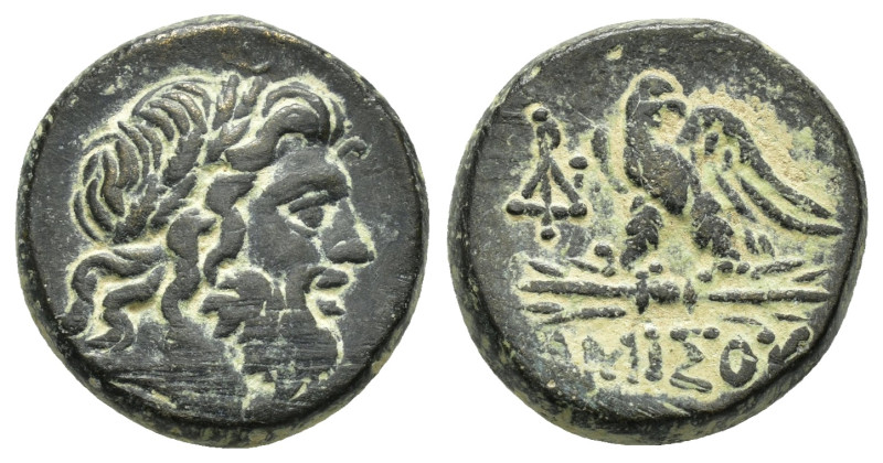 PONTOS.Amisos.(Circa 105-63 BC).Ae.

Obv : Aegis with Gorgon's head at center.

...