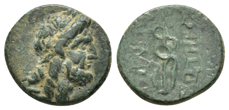 MYSIA.Pergamon.(Circa 200-113 BC).Ae.

Obv : Laureate head Zeus to right.

Rev :...