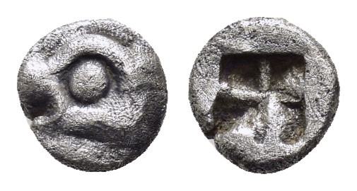 IONIA. Phokaia.(Circa 525-500). Hemiobol.

Obv : Head of a seal to left.

Rev : ...