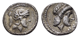 CILICIA.Holmoi.(Circa 380-375 BC).Obol.

Obv : Helmeted head of Athena right.

Rev : Laureate head of Apollo right.
Göktürk 10–11; SNG France 121; SNG...
