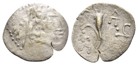 COMMAGENE. Uncertain. (1st century BC). Imitating Seleukid king Demetrios I Soter. Obol.

Condition : Good very fine.

Weight : 1.09 gr
Diameter : 15 ...