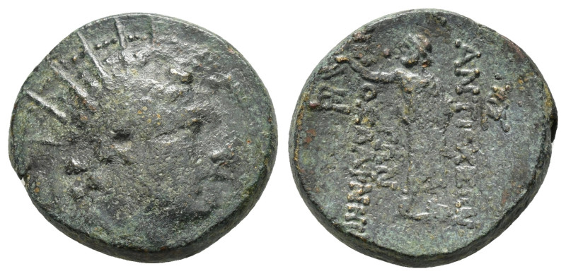 SELEUKID KINGS of SYRIA.Antiochos IV Epiphanes (175-164 BC).Antioch on the Oront...