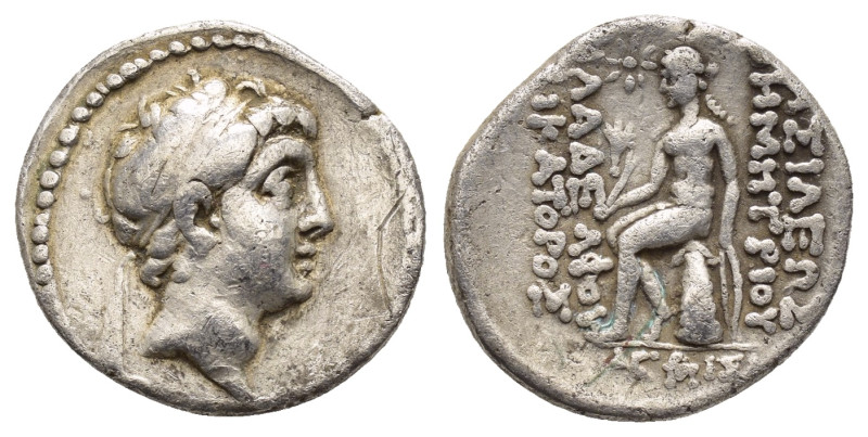 SELEUKID KINGS of SYRIA. Demetrios II Nikator. First reign, 146/5-139 BC. AR Dra...