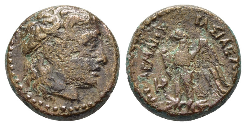 PTOLEMAIC KINGS of EGYPT.Ptolemy I Soter.(305-282 BC). Alexandria.Ae.

Obv : Dia...