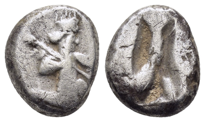 ACHAEMENID EMPIRE.Time of Darios I to Xerxes II.(485-420 BC).Sardes.Siglos.

Obv...