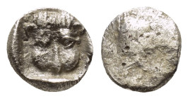 SAMARIA.( Circa 375-333 BC). Uncertain.Obol.

Obv : Helmeted head of Athena right.

Rev : Lion’s head facing. 
Meshorer & Qedar 162.

Condition : Good...