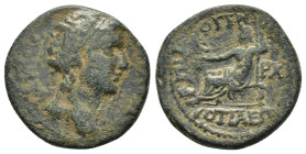 PHRYGIA.Cotiaeum.Pseudo autonomous.Time of Valerian and Gallienus.(253-268).Ae.

Obv : ΔΗΜΟC ΚΟΤΙΑEΩΝ.
Diademed head of Demos right.

Rev : ΕΠΙ ΔΙΟΓΕΝ...