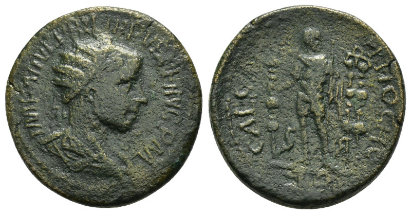 PISIDIA. Antiochia. Philip I the Arab (244-249). Ae.

Obv : IMP N IVL PHILIPPVS ...