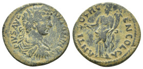 PISIDIA.Antioch.Caracalla.(197-217).Ae.

Obv : ANTONINVS PIVS AVG.
laureate, draped, and cuirassed youthful bust of Caracalla right.

Rev : ANTIOCHGEN...