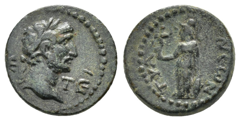 CAPPADOCIA. Tyana. Hadrian (117-138). Ae. Dated RY 5 (120/1).Ae.

Obv : Є - T Є....
