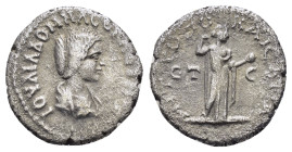 CAPPADOCIA.Caesarea.Julia Domna. (193-217) Drachm .

Obv : IOΥΛΙΑ ΔΟΜΝΑ CE.
Draped bust right.

Rev : ΜΗΤΡΟΠΟΛΕ ΚΑΙCAΡIA.
Aphrodite standing right, ho...