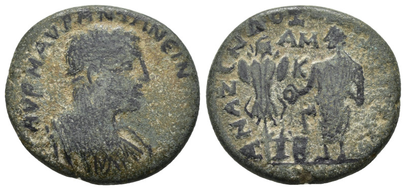 CILICIA. Anazarbus. Elagabalus (218-222). Ae.

Obv :

Rev :

Condition : Good ve...