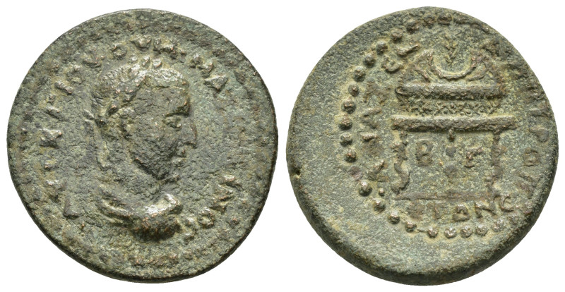 CILICIA. Anazarbus. Maximinus Thrax (235-238). Ae.

Obv : ΑVΤ Κ Γ ΙΟV ΟVΗ ΜΑΞЄΙΜ...