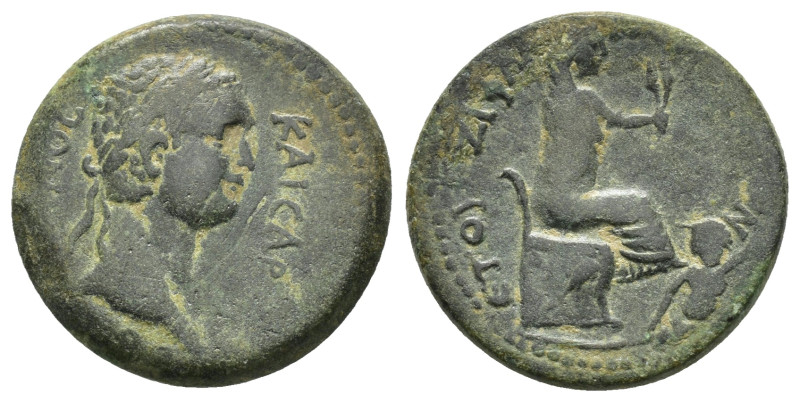 CILICIA. Flaviopolis. Domitian (81-96). Ae.

Obv : ΔΟΜΙΤΙΑΝΟC ΚΑΙCΑΡ.
Laureate h...